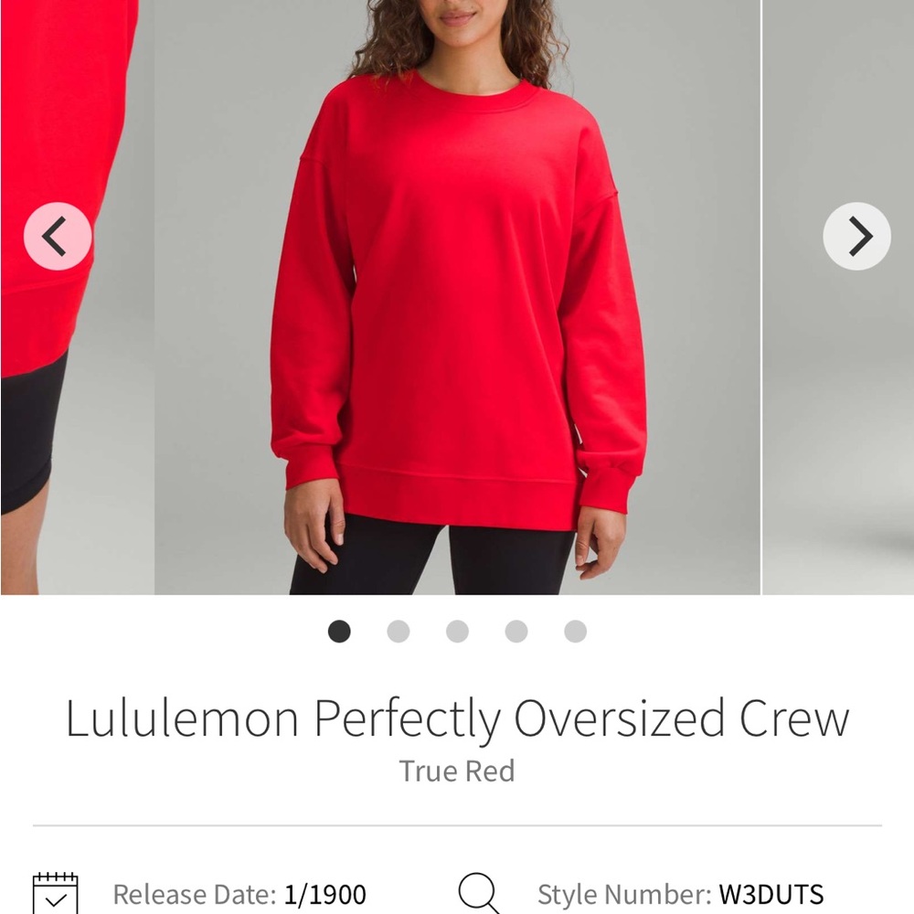 LULULEMON perfectly oversized crew sweater - Picture 3 of 6